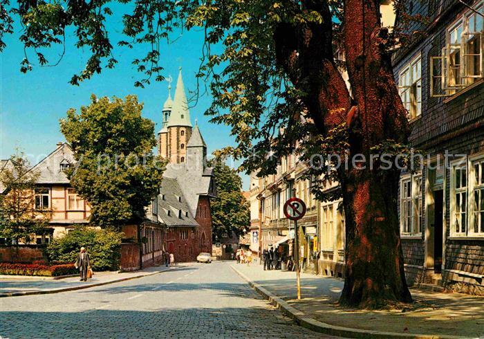 Goslar Ortspartie mit Marktkirche