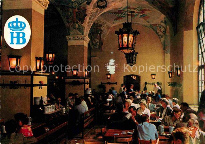 Muenchen Bayern Hofbraeuhaus beruehmtester Bierausschank der Welt