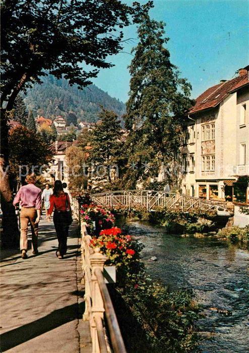 Wildbad Schwarzwald Partie am Bach