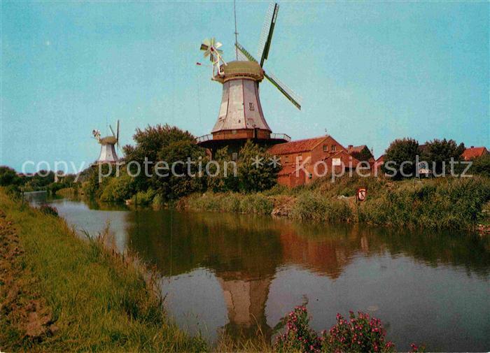 Greetsiel Doppelwindmuehlen