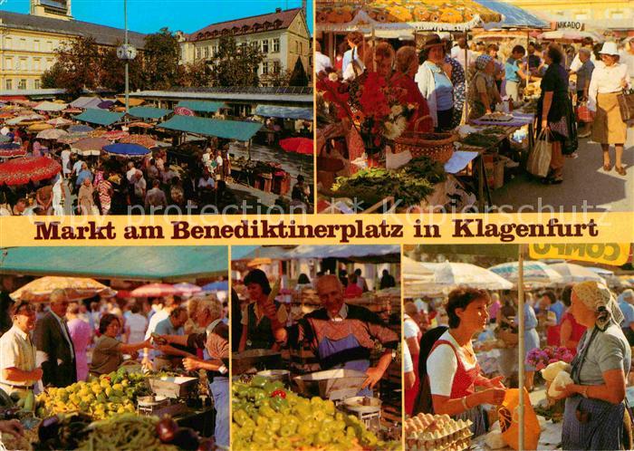 Klagenfurt Woerthersee Markt am Benediktinerplatz