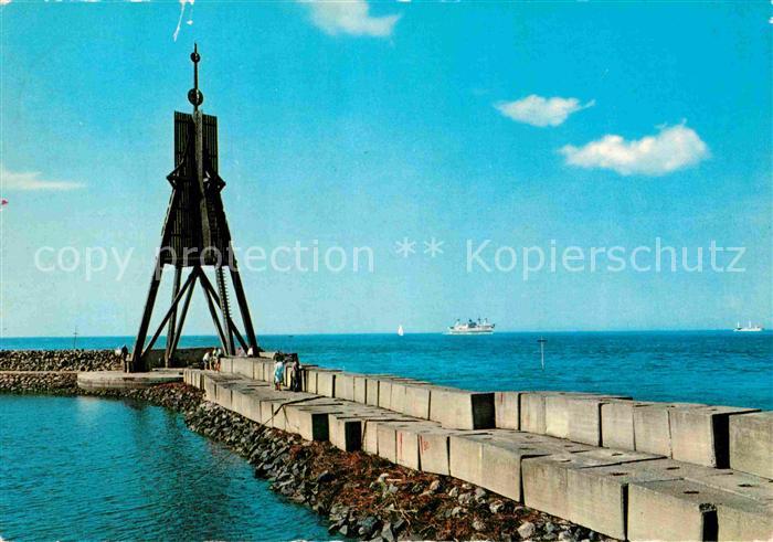 Cuxhaven Nordseebad Kugelbake