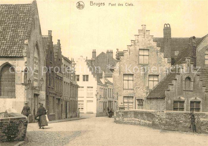 BRUGGE Bruges Belgie Pont des Clefs