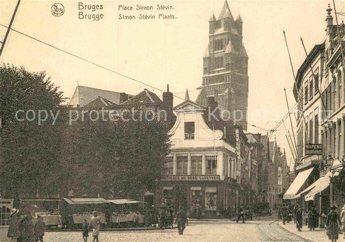 BRUGGE Bruges Belgie Place Simon Stevin