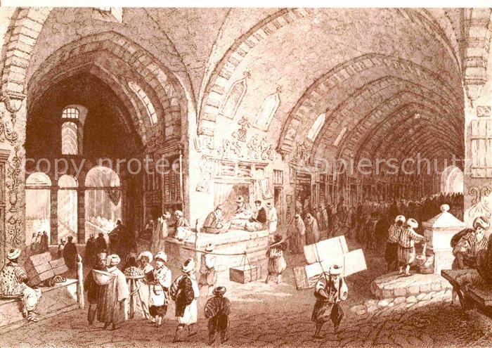 Istanbul Constantinopel Rue Principale du Grand Bazar