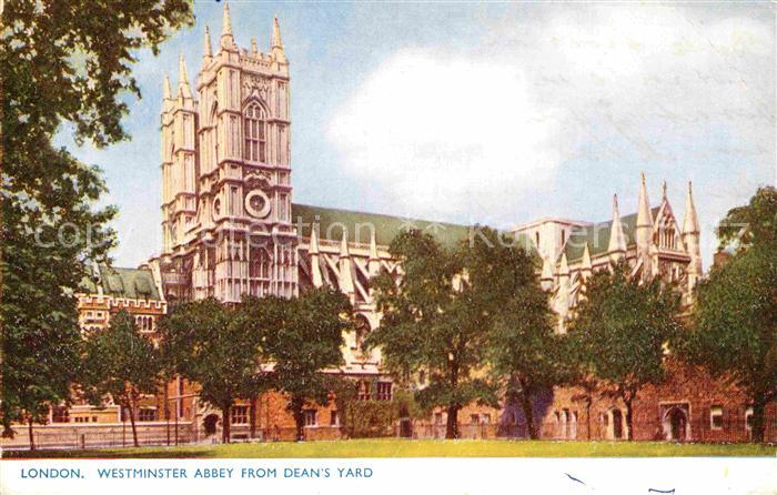 London Westminster Abbey from Deans Yard
