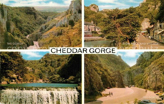 Cheddar The Gorge Lion Rock and Village The Waterfall