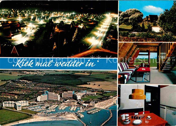 Damp Bugalowdorf Haus Klabautermann Kur und Ostseeklinik Fliegeraufnahme