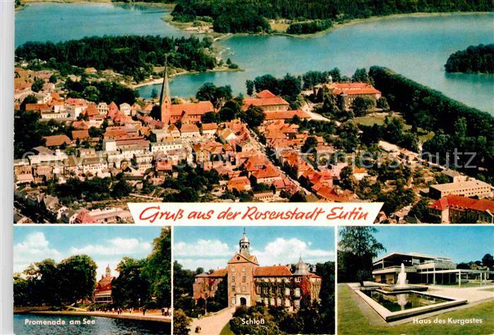 Eutin Schleswig-Holstein Fliegeraufnahme Promenade Schloss Haus des Kurgastes
