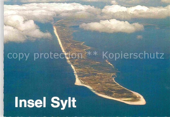 Insel Sylt Fliegeraufnahme