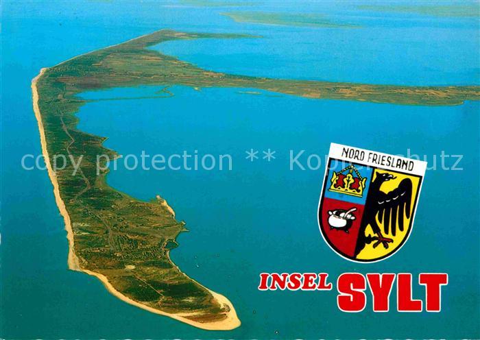 Insel Sylt Fliegeraufnahme