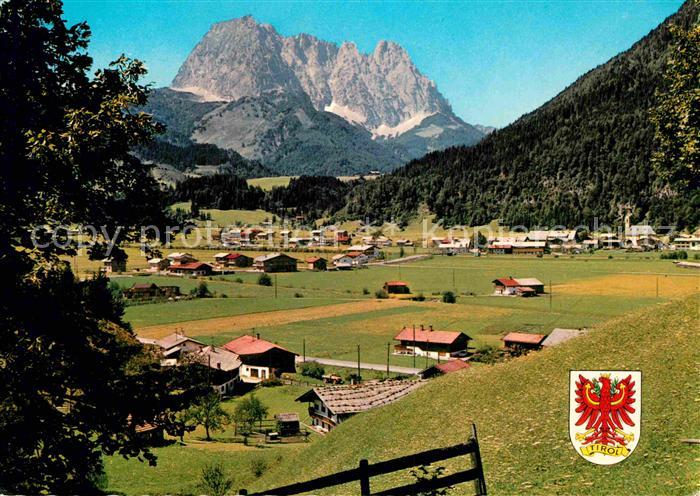 Kirchdorf Tirol mit Wildem Kaiser