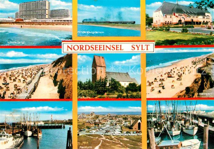 Insel Sylt Westerland Hindenburgdamm Strand Keitum Kampen Hoernum Rantum List Ha
