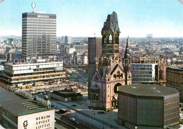 BERLIN  CITY Europa Center mit Kaiser Wilhelm Gedaechtniskirche