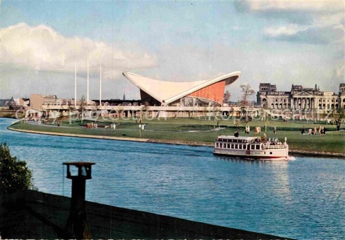 BERLIN  CITY Kongresshalle mit altem Reichstag