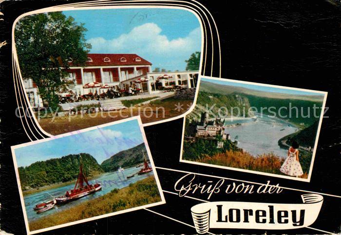 Loreley Lorelei Hotel Rheinpartie Schloss Felsen