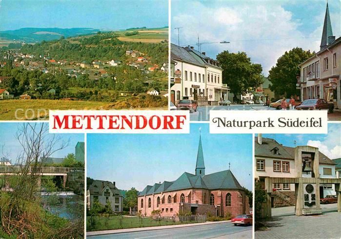 Mettendorf Eifel Naturpark Suedeifel Strassenpartien Kirche