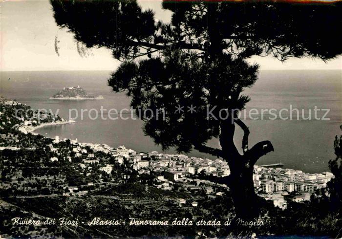 ALAssIO Savona Liguria IT Panorama dalla Strada di Moglio