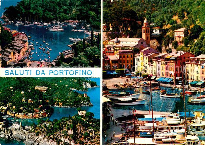 Portofino Liguria Panorama Hafen
