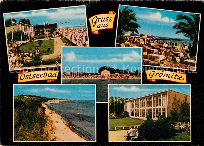 Groemitz Ostseebad Strand Terrasse Duenen Strandhalle