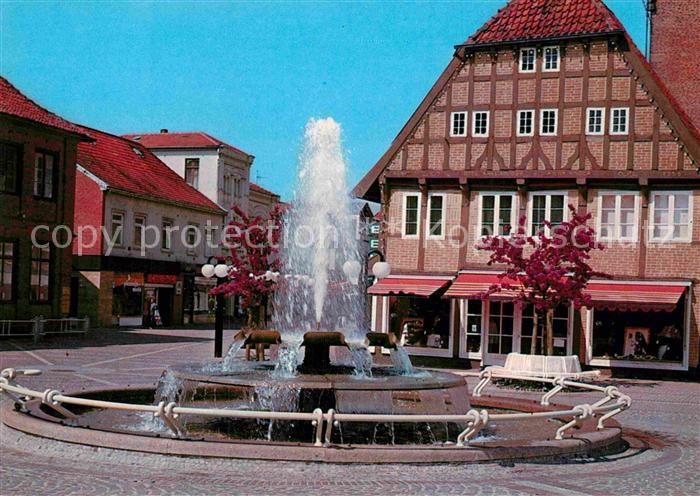 Eutin Schleswig-Holstein Springbrunnen am Markt