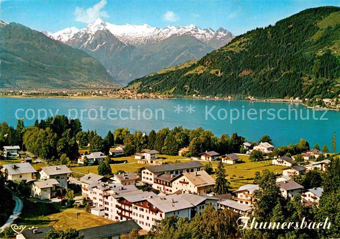 Zell See Thumersbach mit Strandbad und Kitzsteinhorn