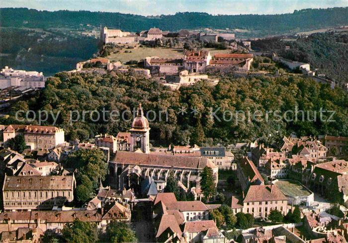 Besancon Doubs Vue aerienne Porte Noire Cathedrale St