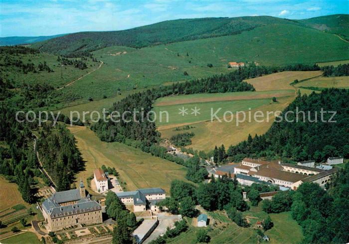 Notre Dame des Neiges Vue aerienne de l'Abbey