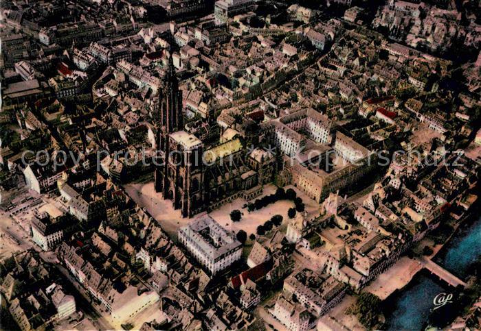 Strasbourg Alsace Münster Fliegeraufnahme