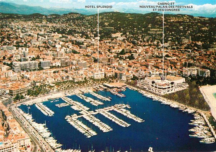 Cannes Alpes-Maritimes Esplanade des Allees Hotel Splendid Casino Vue aerienne