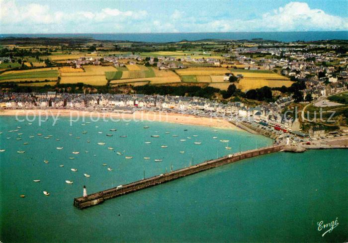 Cancale Capitale de l Huitre Le port vue generale aerienne