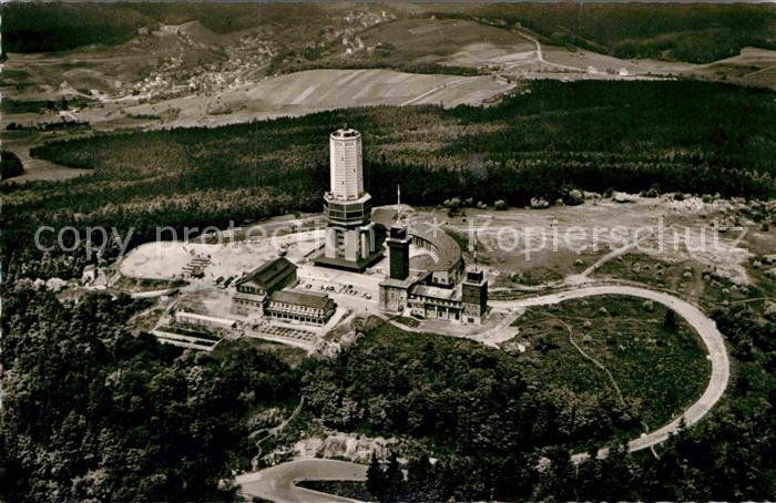 Grosser Feldberg Taunus Fliegeraufnahme Aussichts- und Fernmeldeturm
