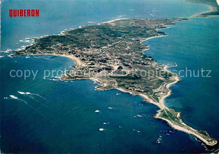 Quiberon Morbihan Fliegeraufnahme