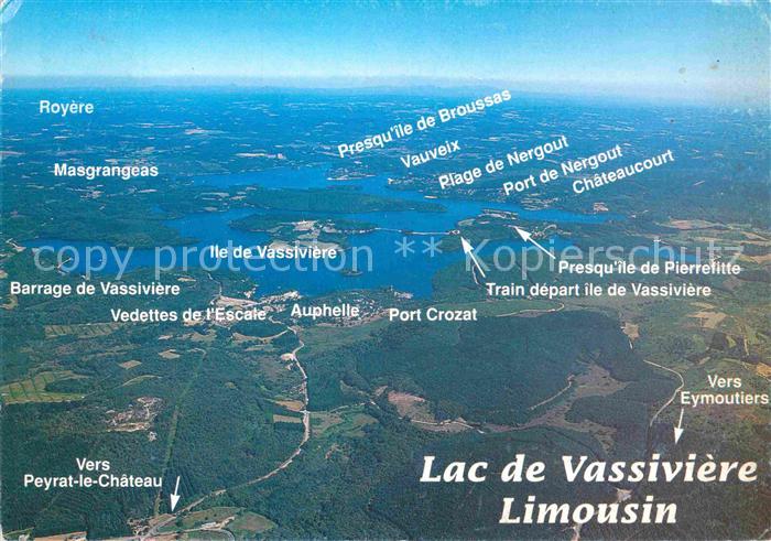 Peyrat-le-Chateau Fliegeraufnahme