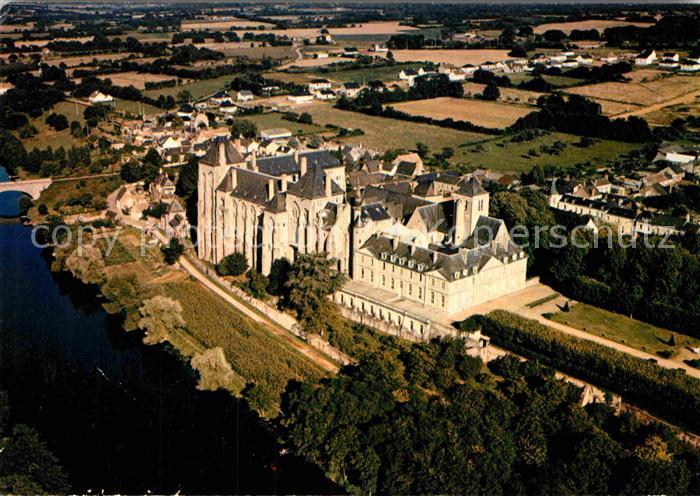 Solesmes Sarthe Fliegeraufnahme Abbaye Saint Pierre