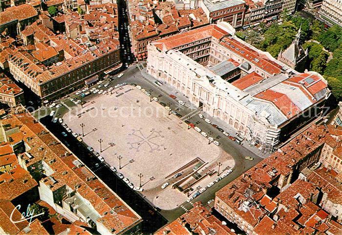 Toulouse Haute-Garonne Fliegeraufnahme La Place du Capitole