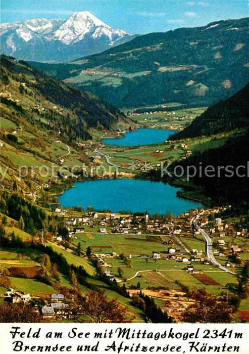 Feld See Fliegeraufnahme