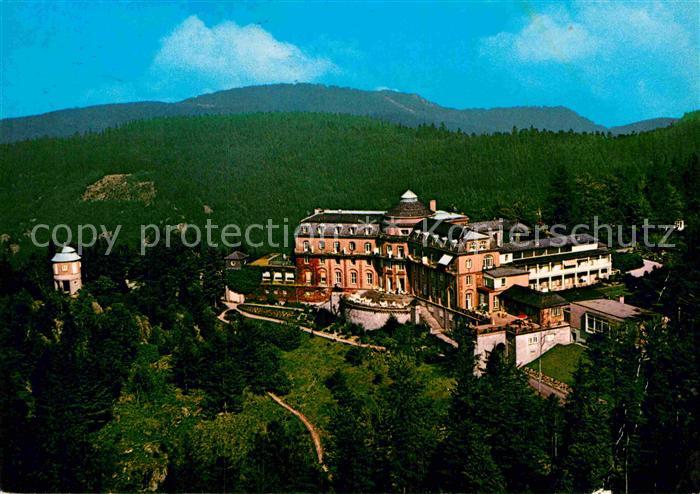 Buehl Baden Fliegeraufnahme Kurhaus Schloss Buehlerhoehe