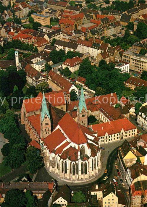 Augsburg Fliegeraufnahme Dom