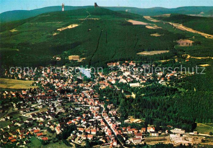 Braunlage Harz Fliegeraufnahme mit Wuermberg