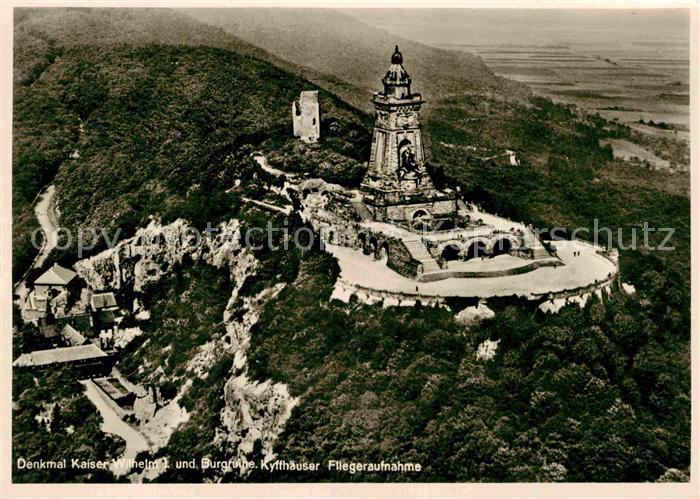 Kyffhaeuserdenkmal Fliegeraufnahme