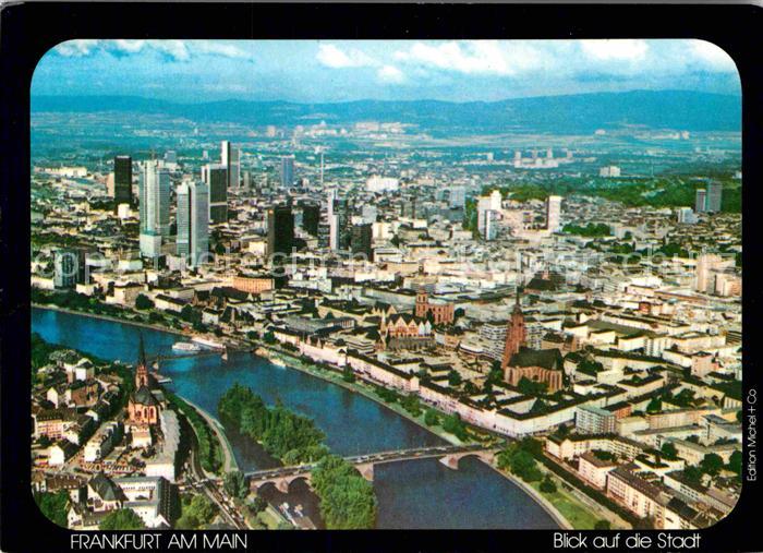 Frankfurt Main Fliegeraufnahme