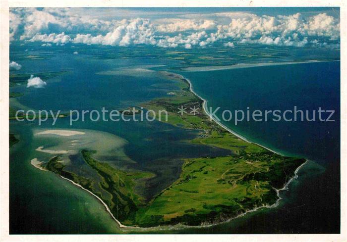 Insel Hiddensee Fliegeraufnahme