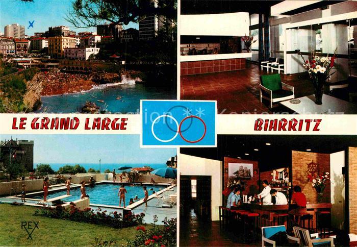 Biarritz Pyrenees Atlantiques Le Grand Large Reception Schwimmbad Bar