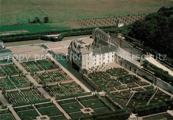 Villandry Fliegeraufnahme Chàteau