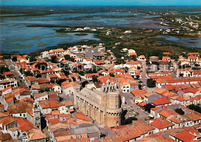 Les Saintes-Maries-de-la-Mer Fliegeraufnahme