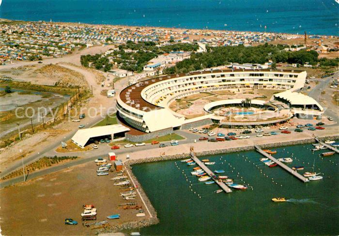 Cap-d Agde Fliegeraufnahme Hafen