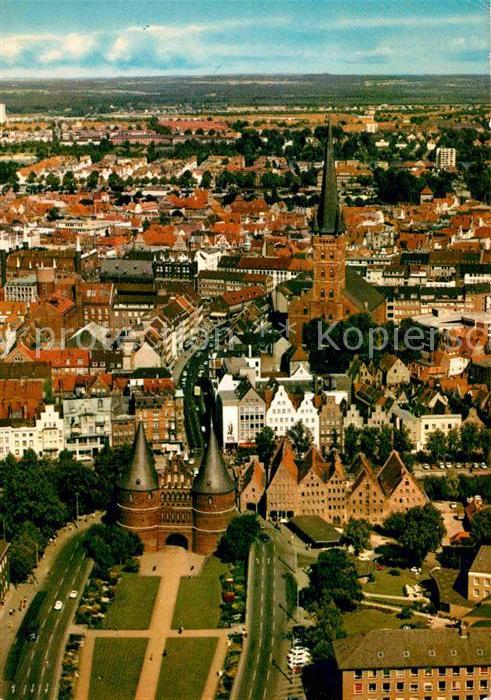 Luebeck Fliegeraufnahme