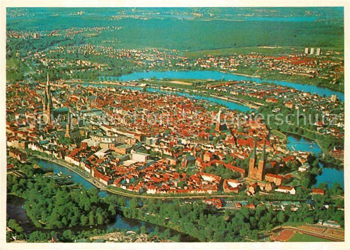 Luebeck Fliegeraufnahme
