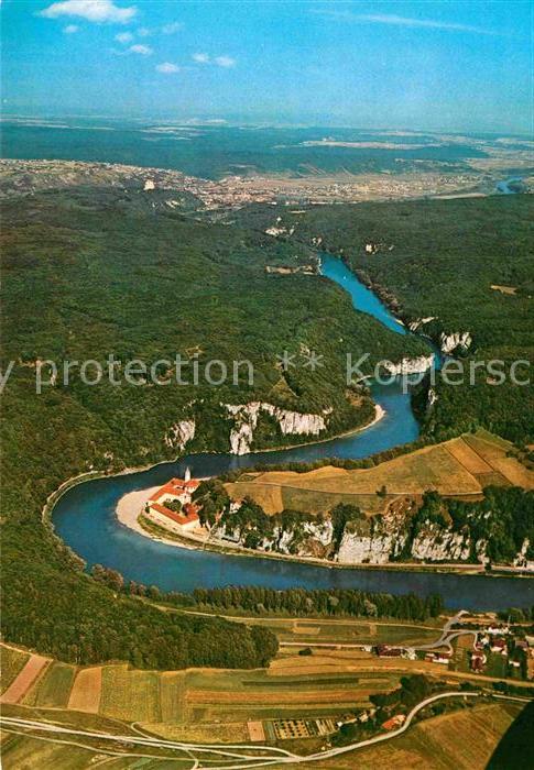 Weltenburg Kelheim Fliegeraufnahme Kloster